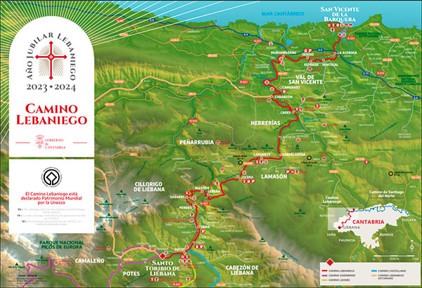 Camino lebaniego Comillas Cantabria
