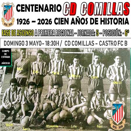 Club deprotivo Comillas partidos de futbol regionales de Cantabria
