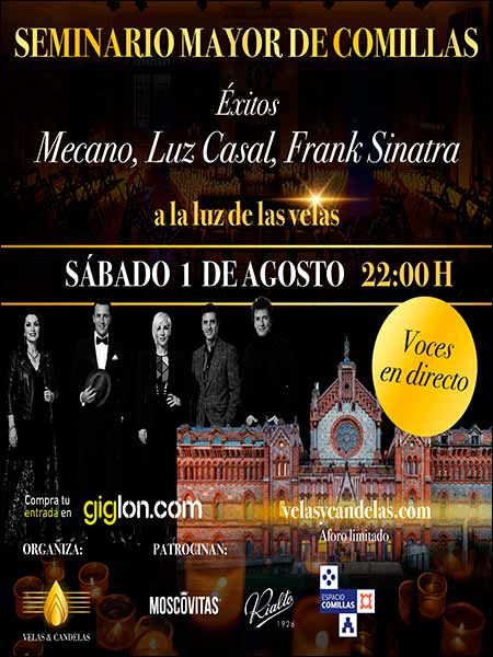 Exitos de Mecano, Luz Casal y Fran Sinatra en el Seminario Mayor de Comillas