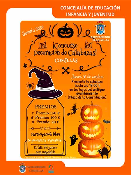 Concurso de decoracion de calabazas en Comillas Cantabria 2025