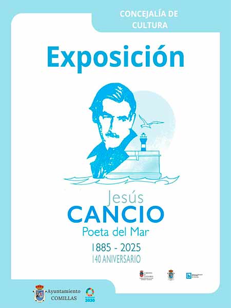 Exposicion de Jesus Cancio Poeta del Mar en Comillas Cantabria