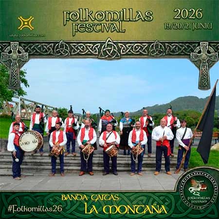 Folkomillas 2026 PASACALLES de Bandas y Gaitas en Comillas Cantabria
