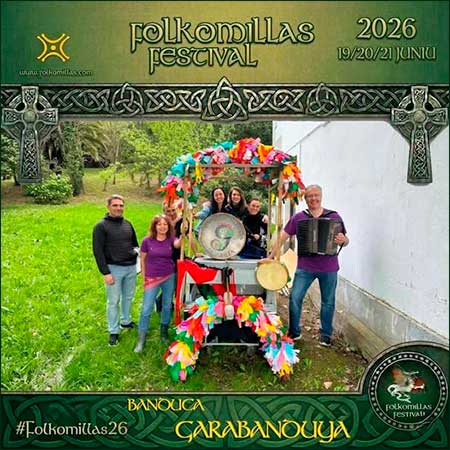 Folkomillas 2026La banda Garabanduya en Comillas