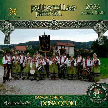 Folkomillas 2026 PASACALLES de Bandas y Gaitas en Comillas Cantabria