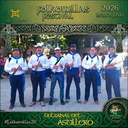 Folkomillas 2026 PASACALLES de Bandas y Gaitas en Comillas Cantabria