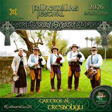 Folkomillas 2026 PASACALLES de Bandas y Gaitas en Comillas Cantabria
