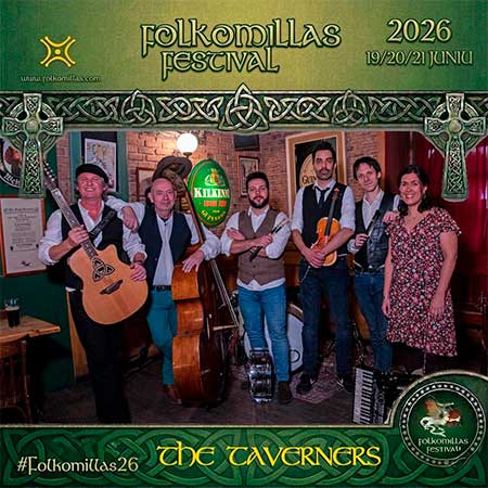 Festival Folkomillas 2026 the Taverners en Comillas Cantabria
