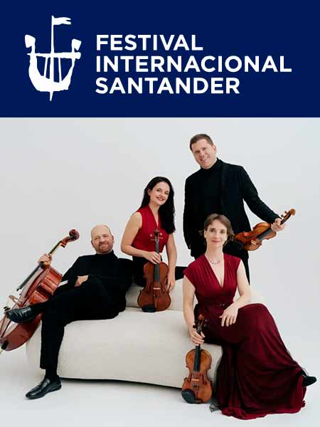 Festival internacional de Santander en Comillas con el Cuarteto Casals