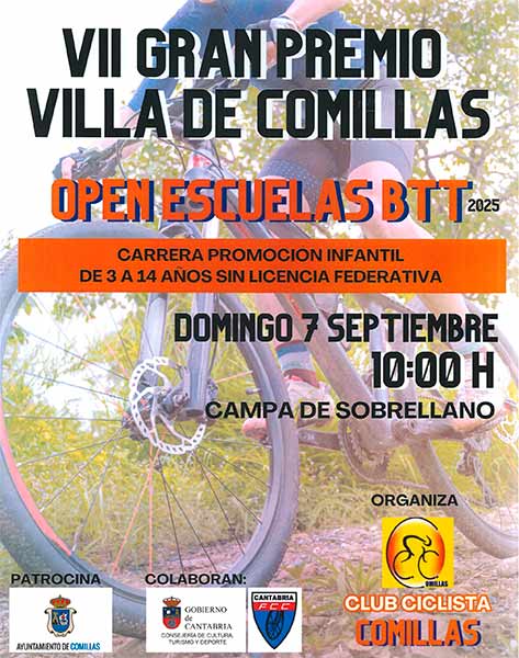 Gran premio ciclista Villa de Comillas Open Escuelas BTT 2025