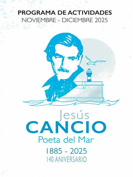 Programa de actividades del 140 aniversario de Jesus Cancio 2025 Comillas Cantabria