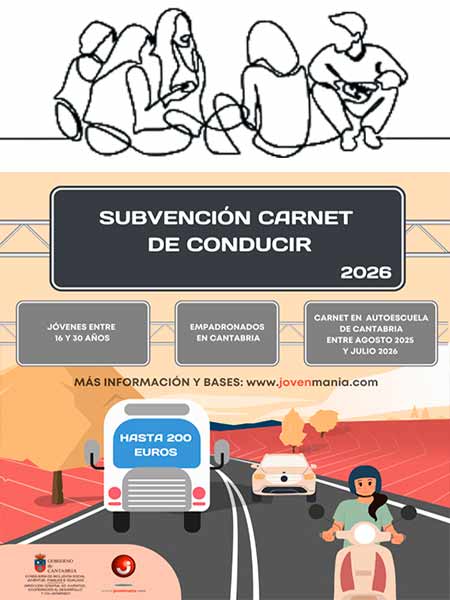 Subvenciones y ayudas del Gobierno de Cantabria al carnet de conducir