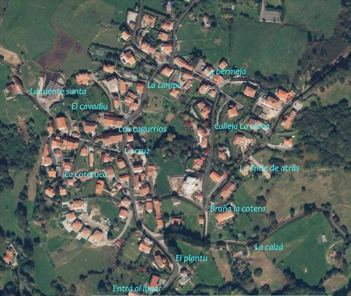mapa turistico de Trasvia Comillas Cantabria