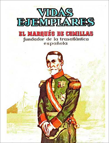 Historia del Marques de Comillas contada en una novela grafica